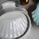 Shell-shaped porcelain dishes.