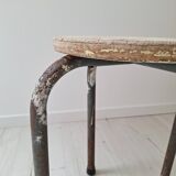 Vintage workshop school stool
