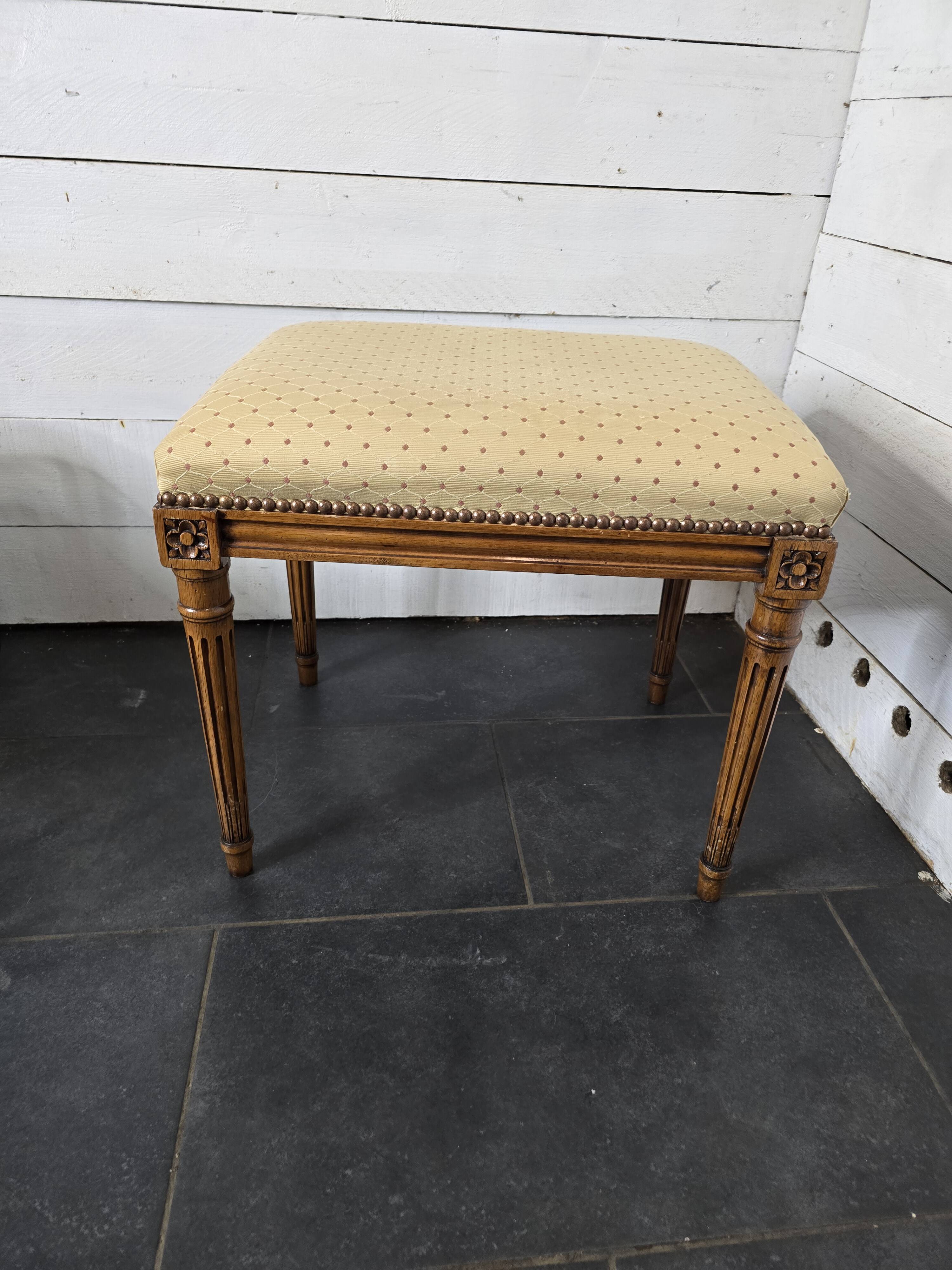 Louis XVI style piano bench
