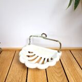 Wall-mounted soap holder ceramic shell