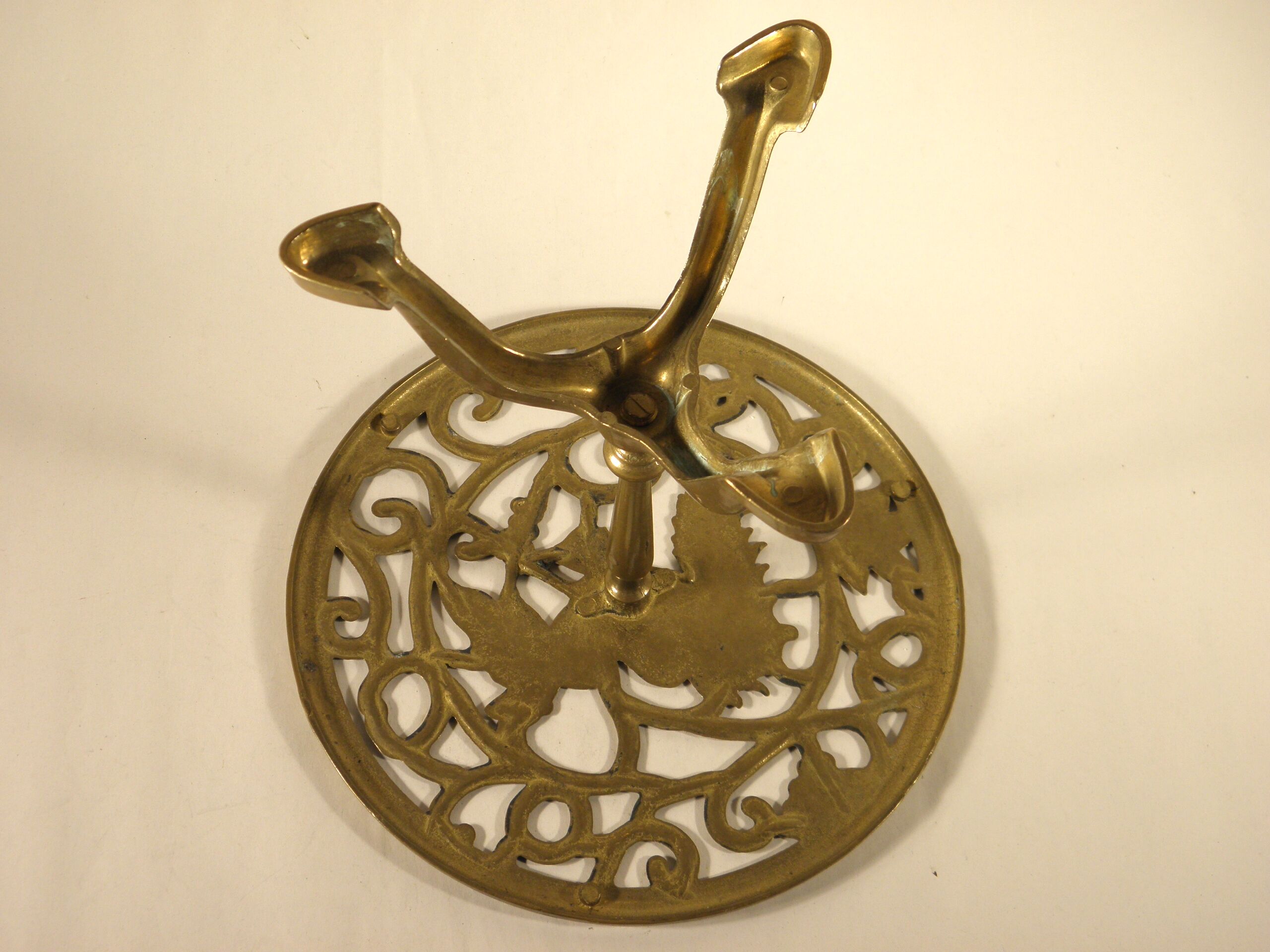 Brass underside