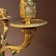 Paire de candélabres en bronze doré