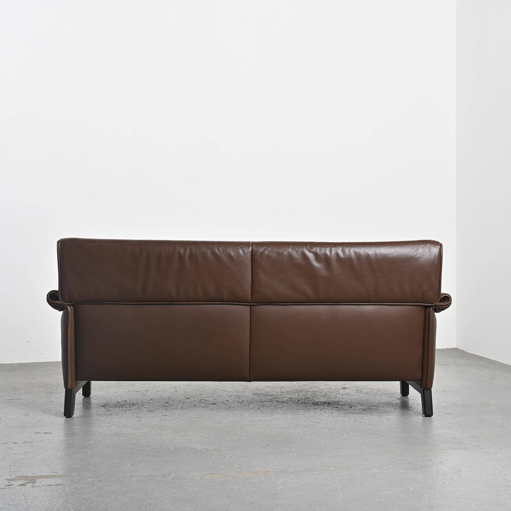 De Sede leather sofa, model DS 14, circa 1990