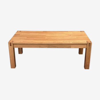 Table basse en chêne moderne