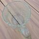 Large Beer Mug in Bubbled Glass from Biot - Straw Yellow - Signed
