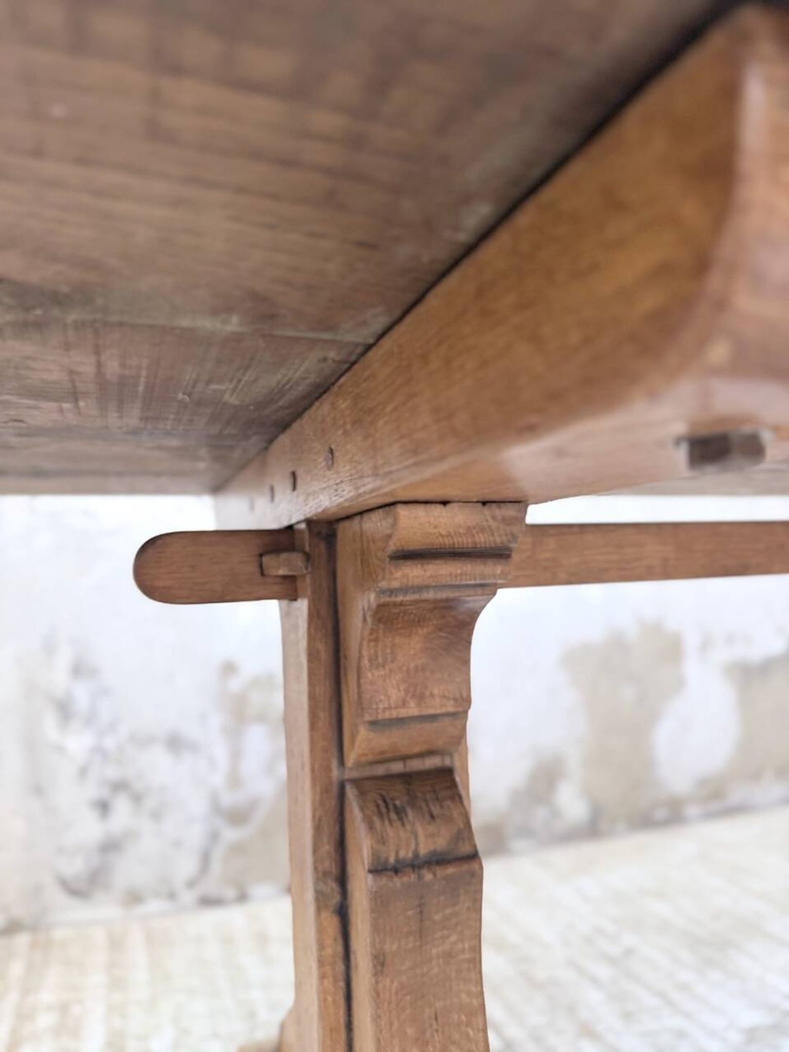Table monastère chêne 1950 XXL