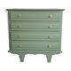 Commode art déco verte