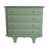 Commode art déco verte