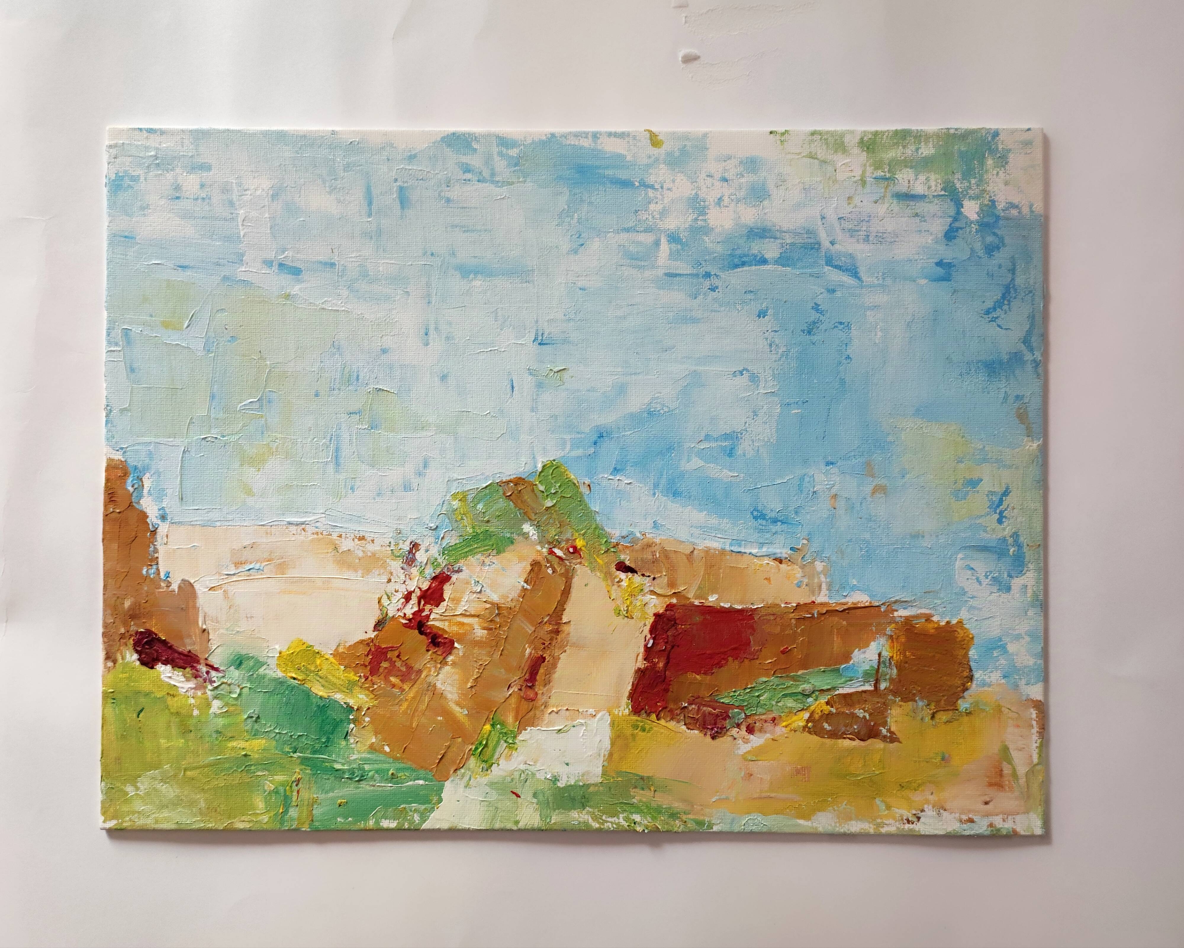 Original canvas landscape of Provence