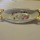 Small oval dish made of Limoges porcelain.