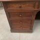Bureau plat a caisson de style Napoléon III en acajou XIX siècle