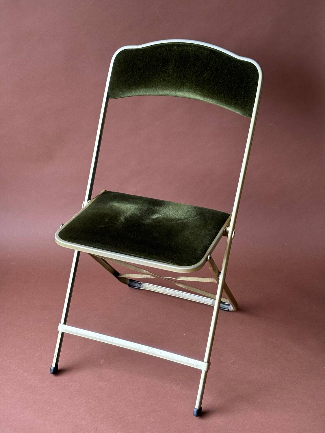 Chaisor velvet folding chair