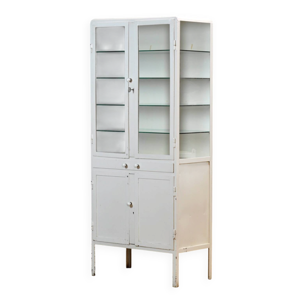 Armoire à pharmacie en fer, années 1950