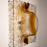 Toni Zuccheri, large wall lamp for Venini, Italy 1960's