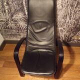 Scandinavian leather armchair