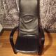 Scandinavian leather armchair