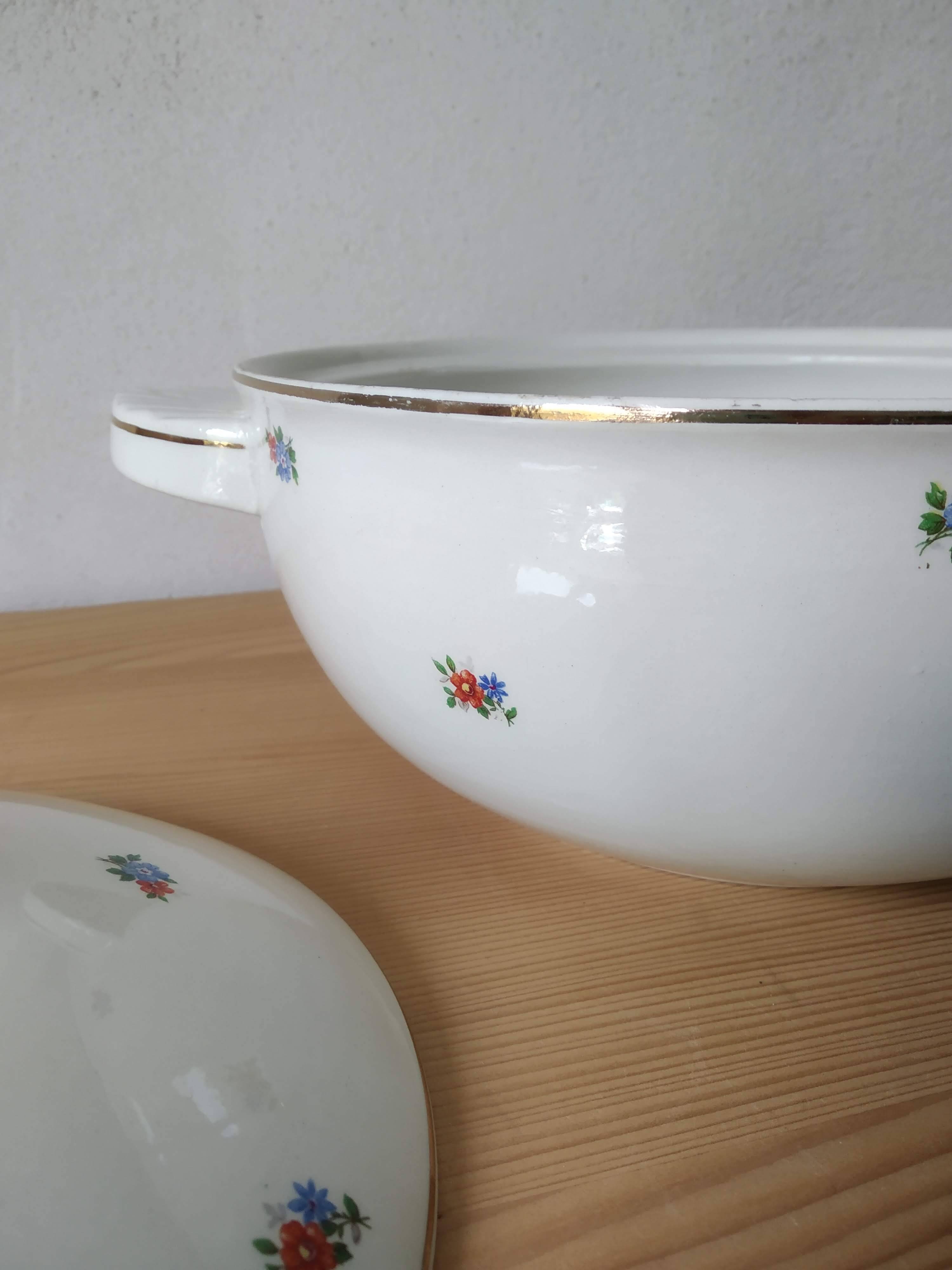 Vintage Badonviller soup tureen