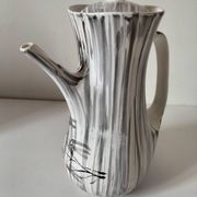 Cafetière Niderviller décor Chatons – faïence expressive années 50