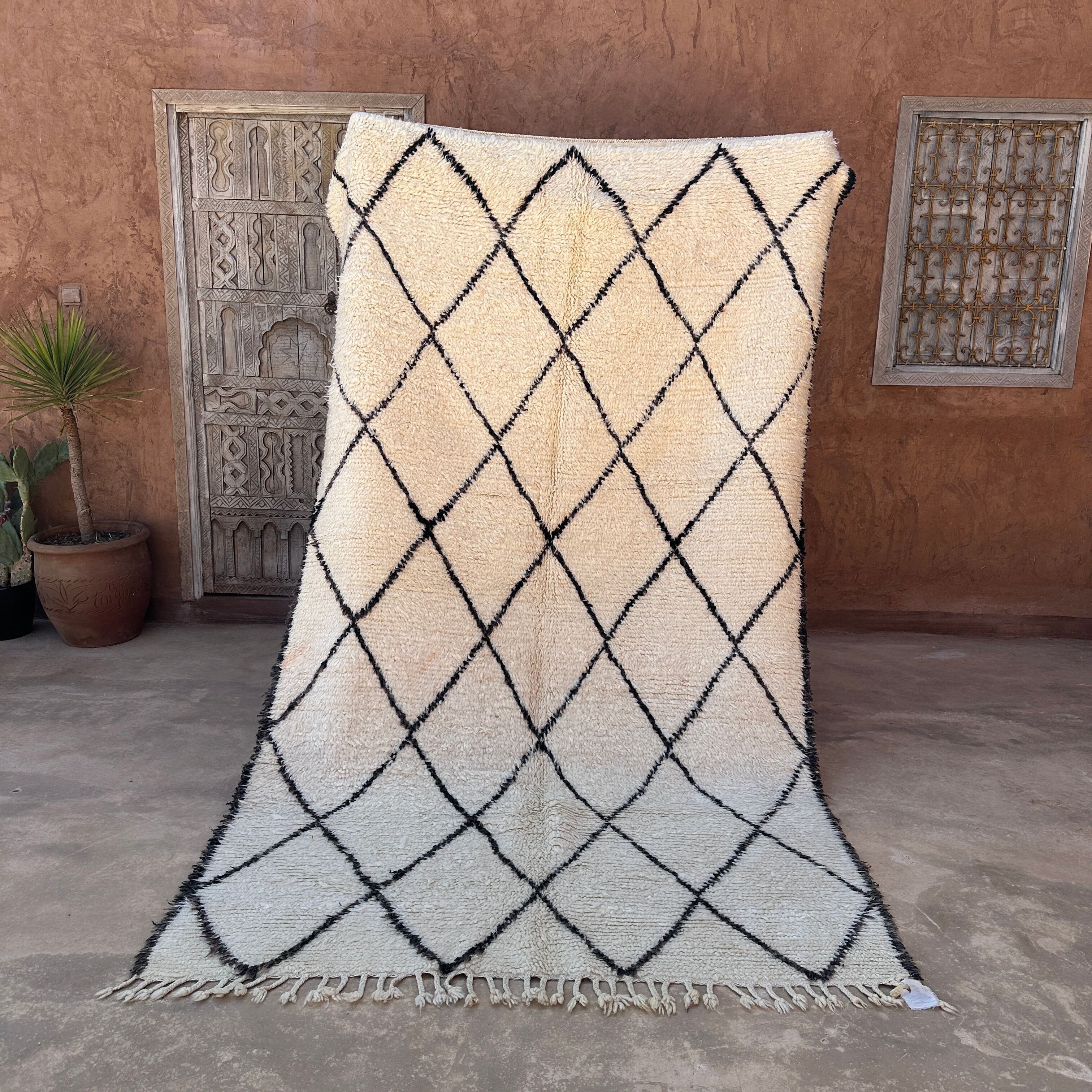 Carpet beni ourain 160 x 275 cm