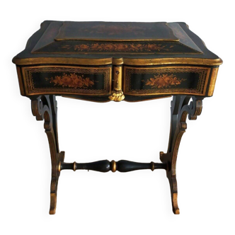 Table Napoleon III peinte