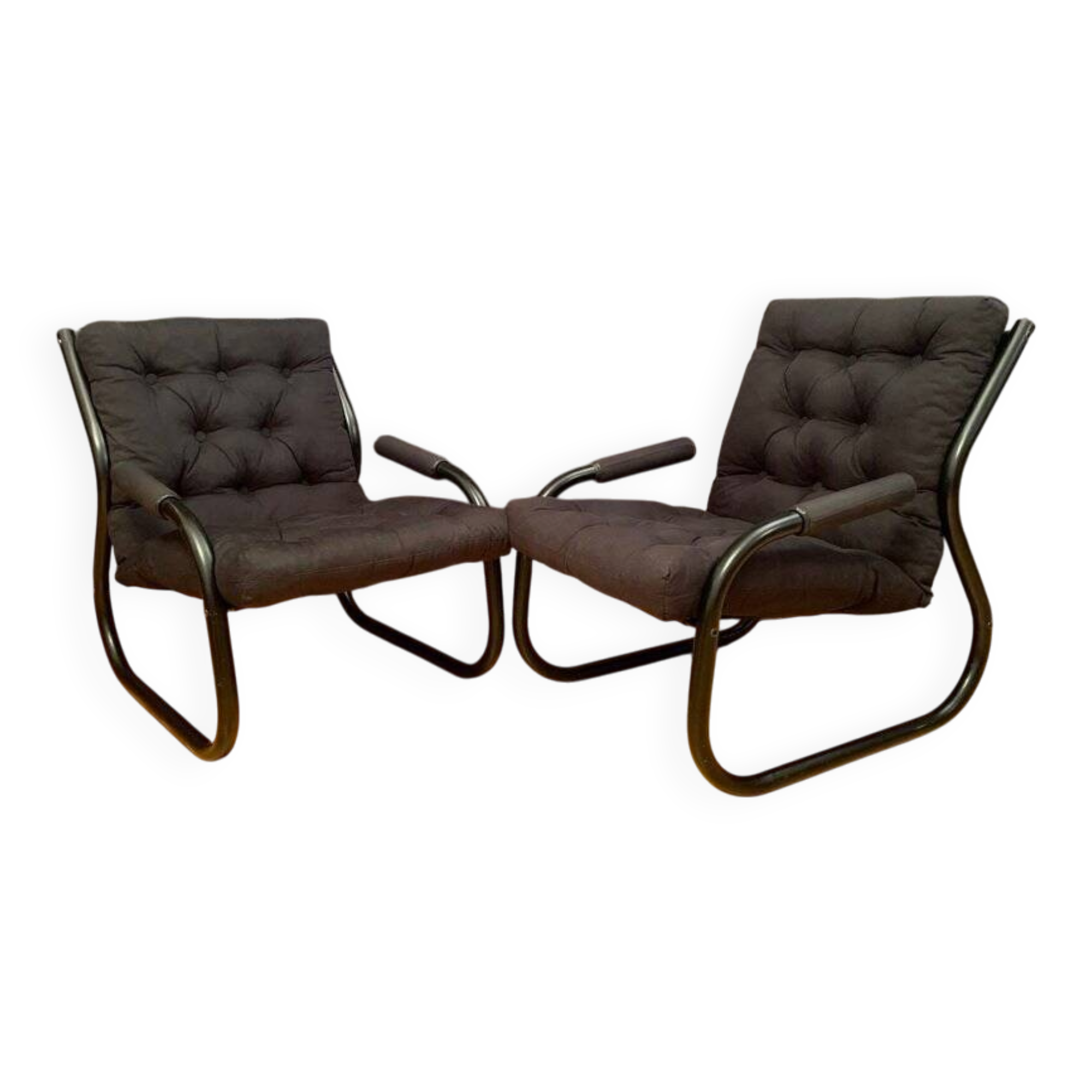 Ensemble de fauteuils suédois, années 1970