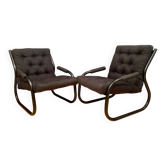 Set of Swedish armchairs, 1970s