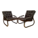 Ensemble de fauteuils suédois, années 1970