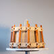 Suspension wool wood and linen of the 70s