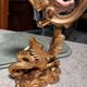 According to Gabriel Viardot: dragon mirror in gilded wood.