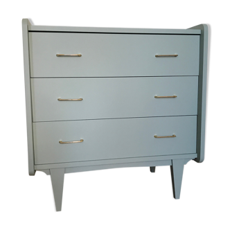 Chest of drawers 3 drawers almond green