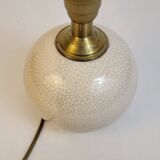 Cracked ceramic ball lamp