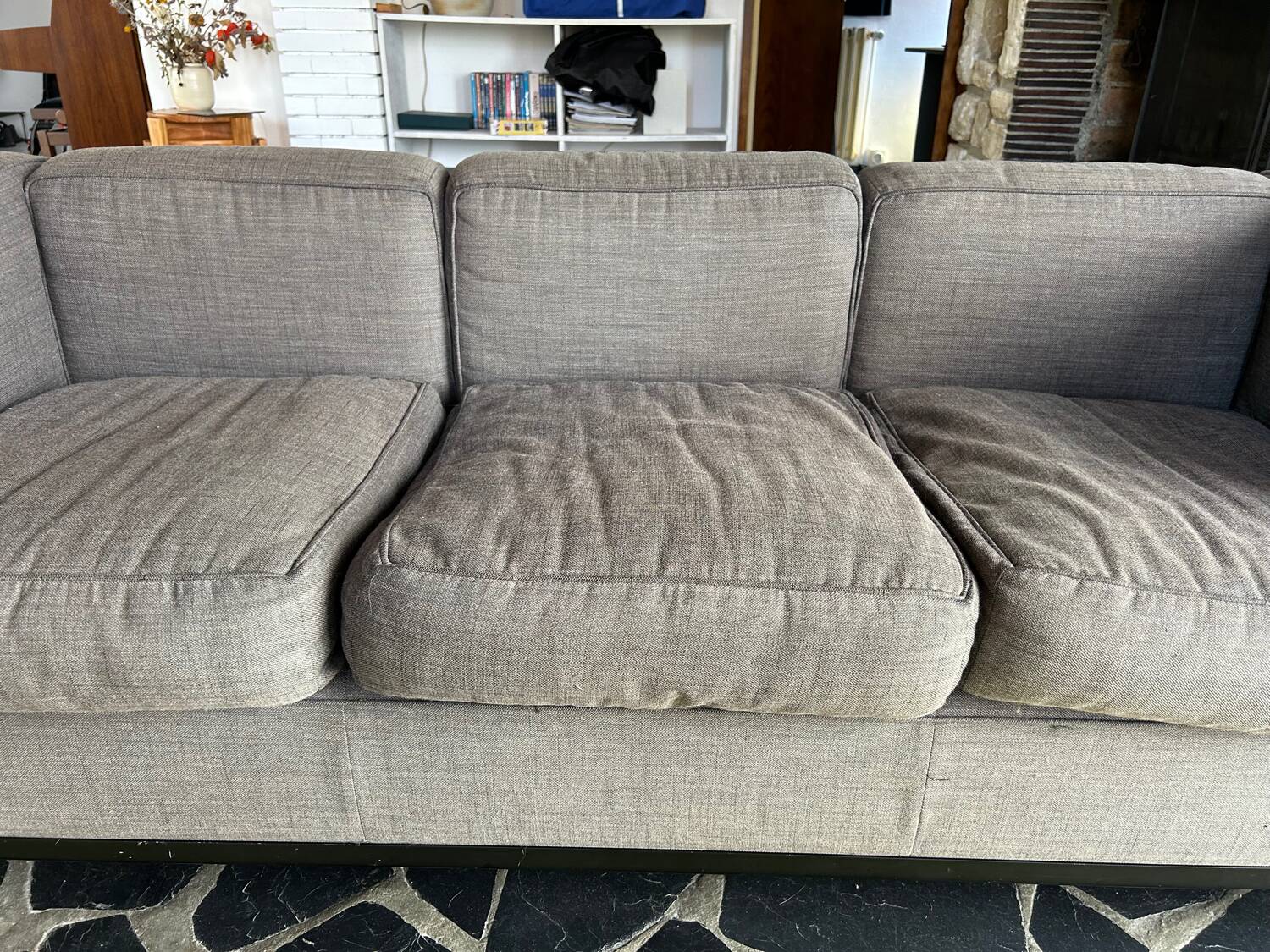 Canapé en tissu LC2 par Le Corbusier