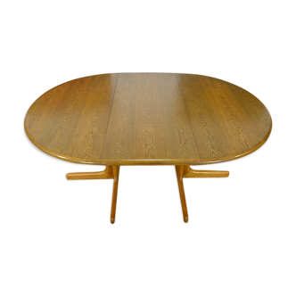Lubke vintage 1960 Scandinavian design oval table