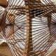 Hanging wood and stretched wire