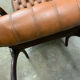 Many Vintage English Chesterfield Ottomans