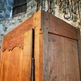 Armoire ancienne française en châtaignier – XVIIIe siècle