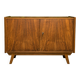 Meuble de rangement vintage en noyer 1960"