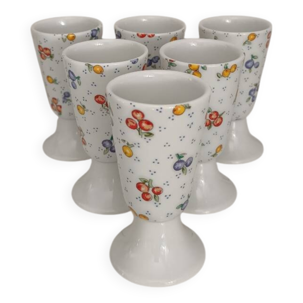 Lot de 6 Mazagran tasse mug en porcelaine Pillivuyt