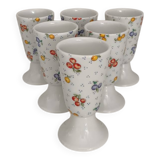 Set of 6 Mazagran porcelain mug Pillivuyt