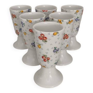 Lot de 6 Mazagran tasse mug en porcelaine Pillivuyt