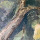 Vintage Oil on Canvas by Swedish artist Anna Munther (1915-2000)