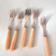 Box 12 dessert forks and 1 cake knife