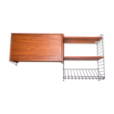Recipient teak shelf - magazine holder by Kajsa - Nils "Nisse" Strinning for String 1960s