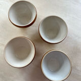 Set of 4 bowls in sandstone