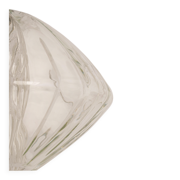 Suspension en verre en forme de tulipe par Cosack, Allemagne, années 1970