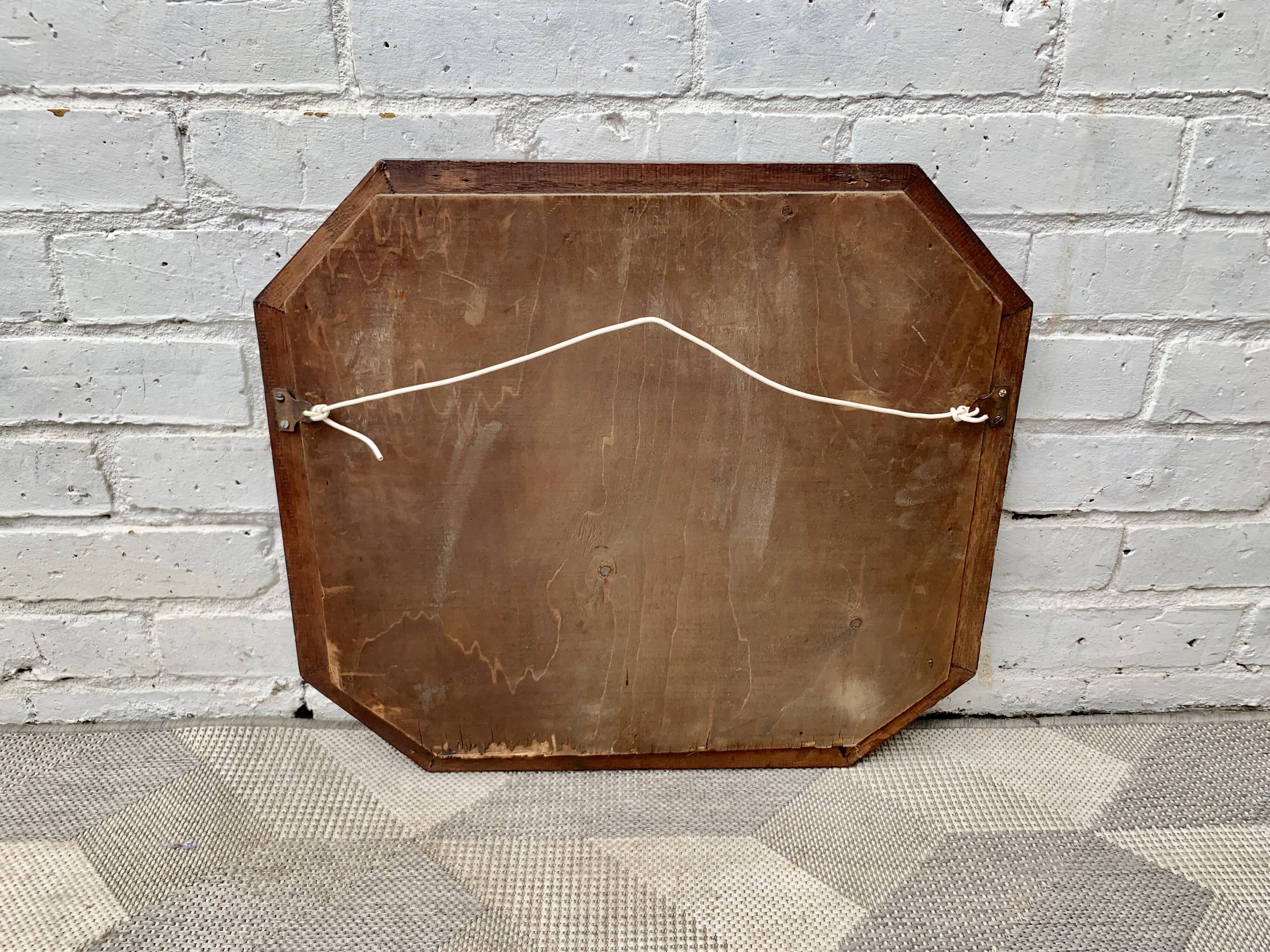 Octogonal mirror, 53x48cm