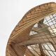 Scandinavian wooden and stretched wire suspension 70's