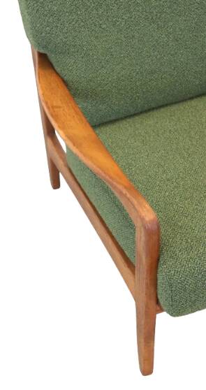 Fauteuil vintage en teck, milieu XXème