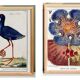 Set of 4 posters, based on engravings from 1610 and 1893