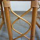 Paire de tables basses en rotin